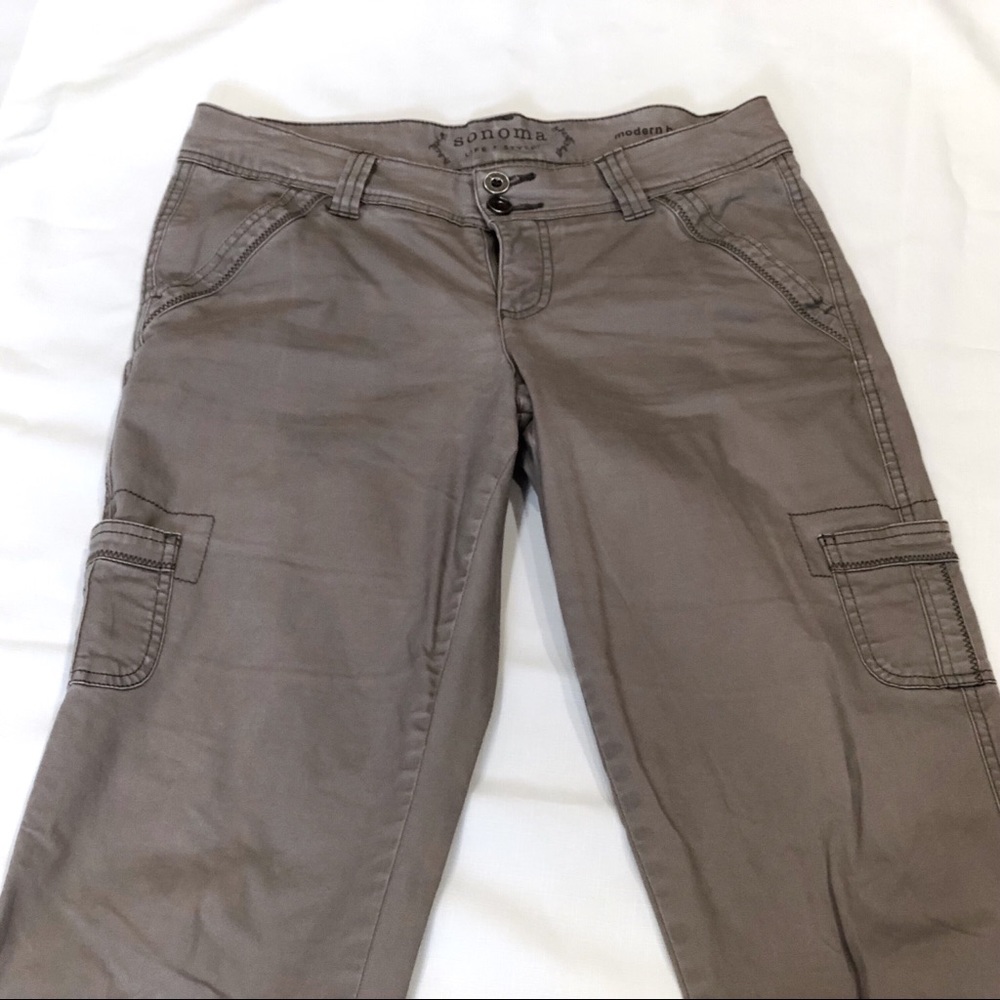 Sonoma Lifestyle Modern Boot Gray Pant sz:…4 Reg